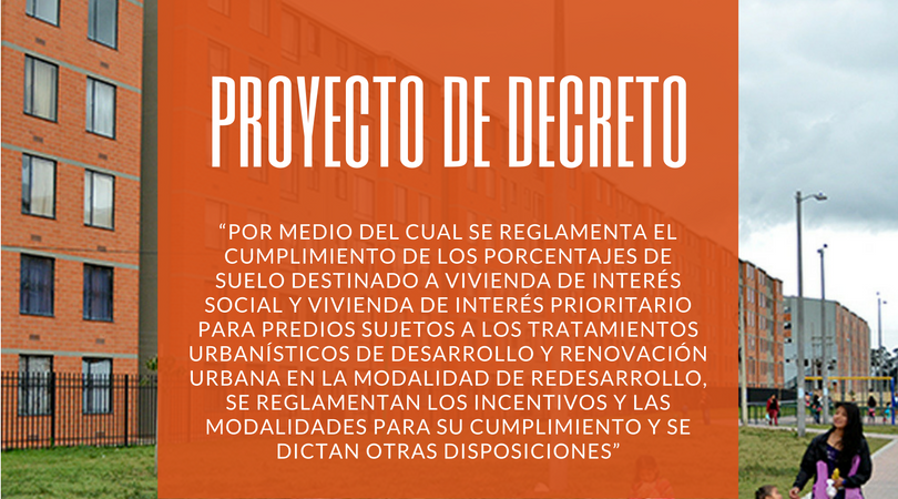 Proyecto de Decreto  Secretaría Distrital del Hábitat
